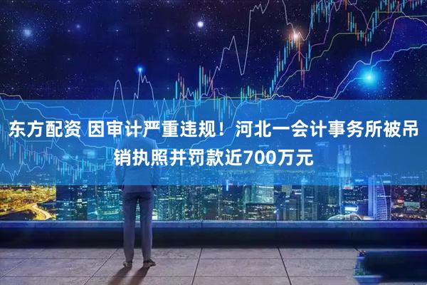 东方配资 因审计严重违规！河北一会计事务所被吊销执照并罚款近700万元