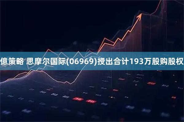 億策略 思摩尔国际(06969)授出合计193万股购股权